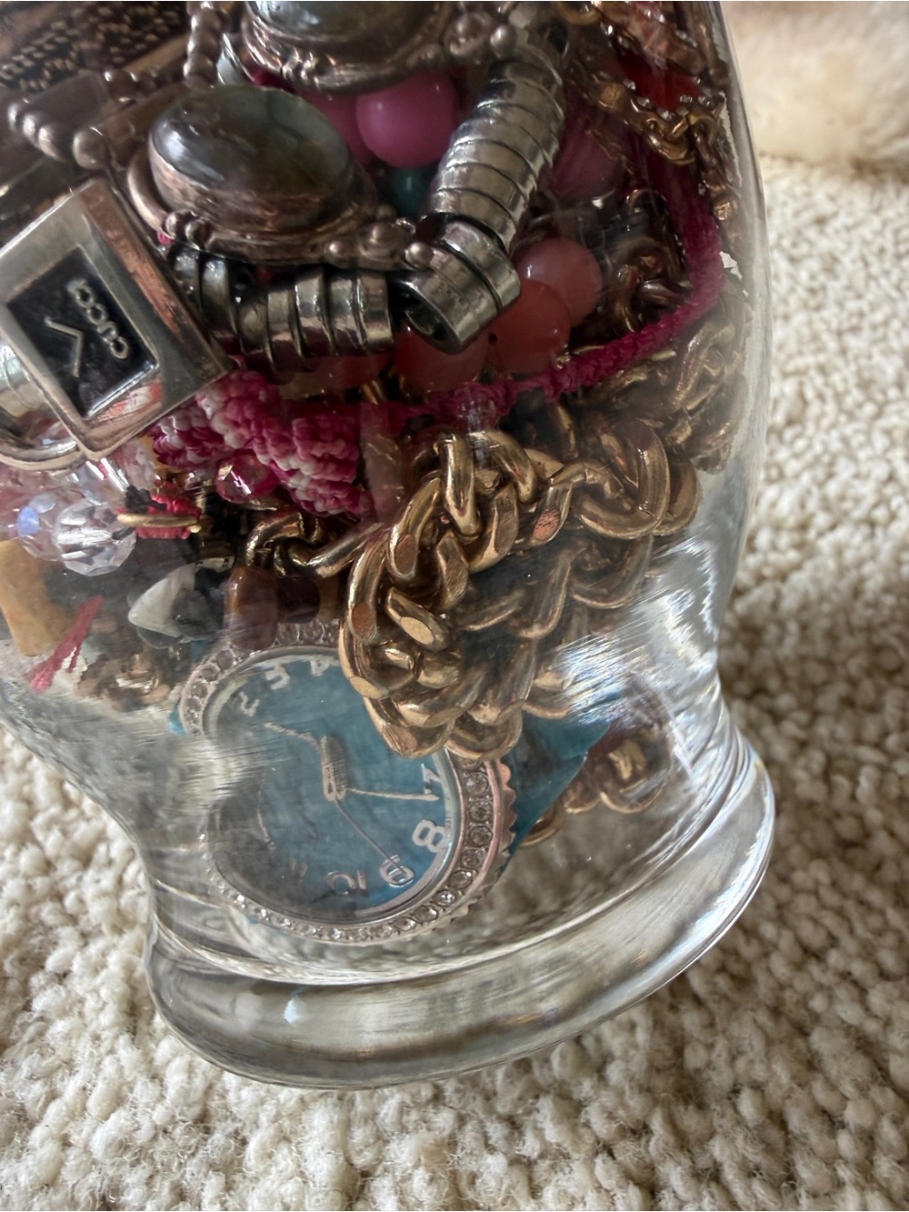 Estate Mystery Jewelry Jar Vintage Boho Gemstone Mixed Wearable Lot - Picture 6 of 15